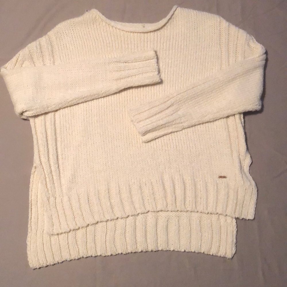 Cream knit sweater